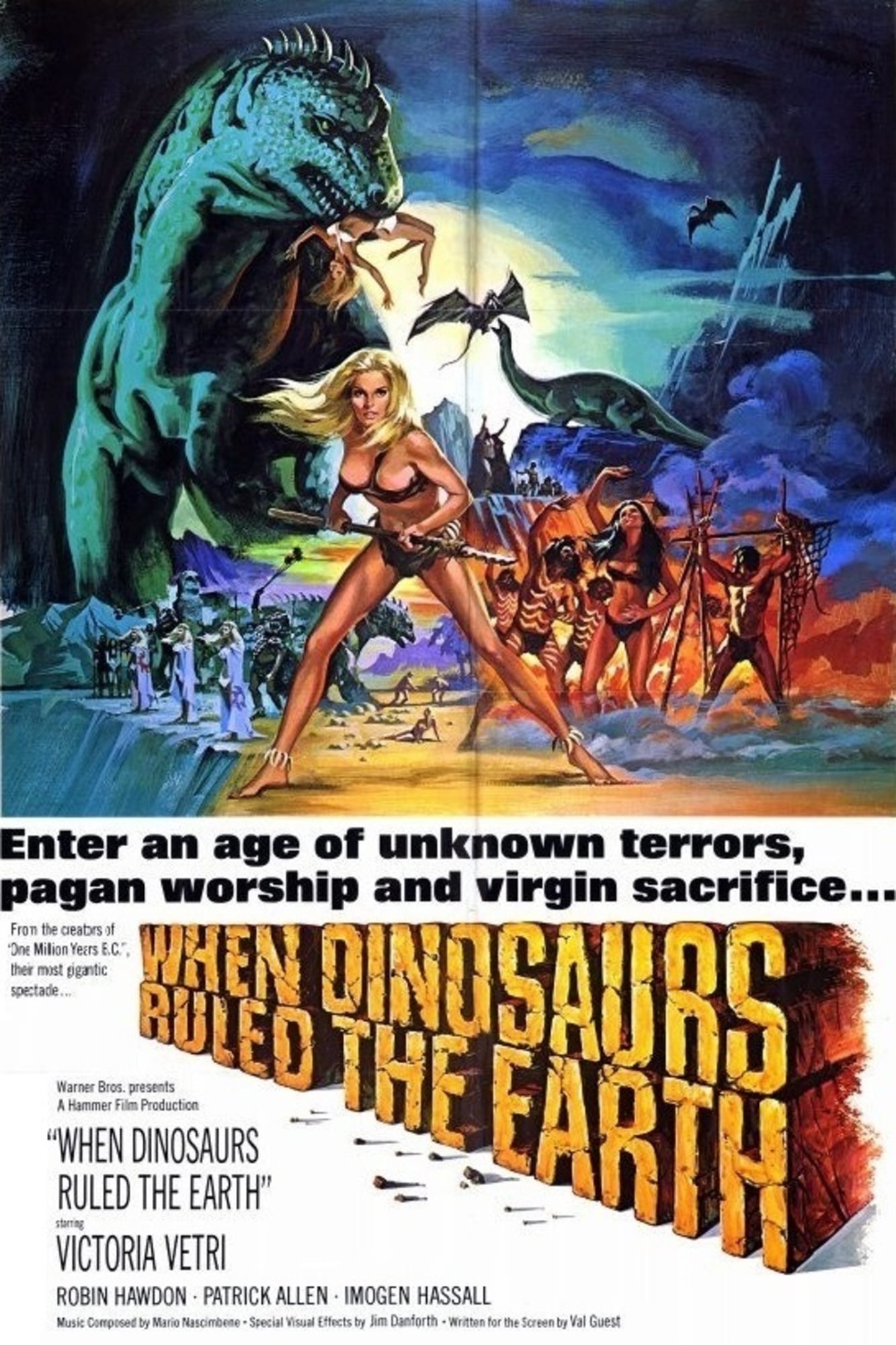 постер When Dinosaurs Ruled the Earth